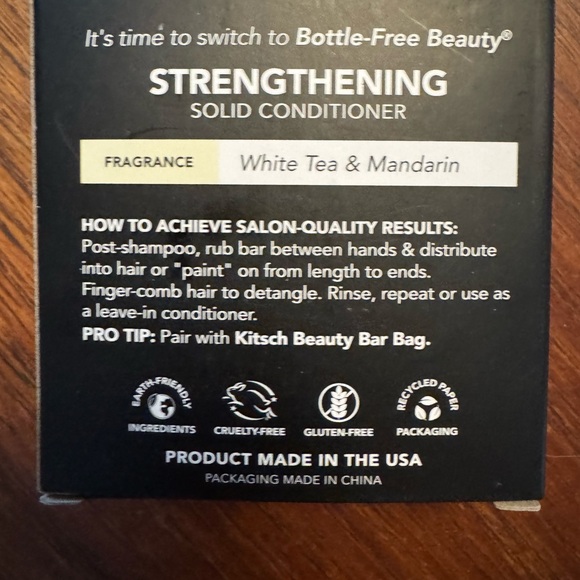 Kitsch Strengthening Conditioner Bar - Picture 2 of 2